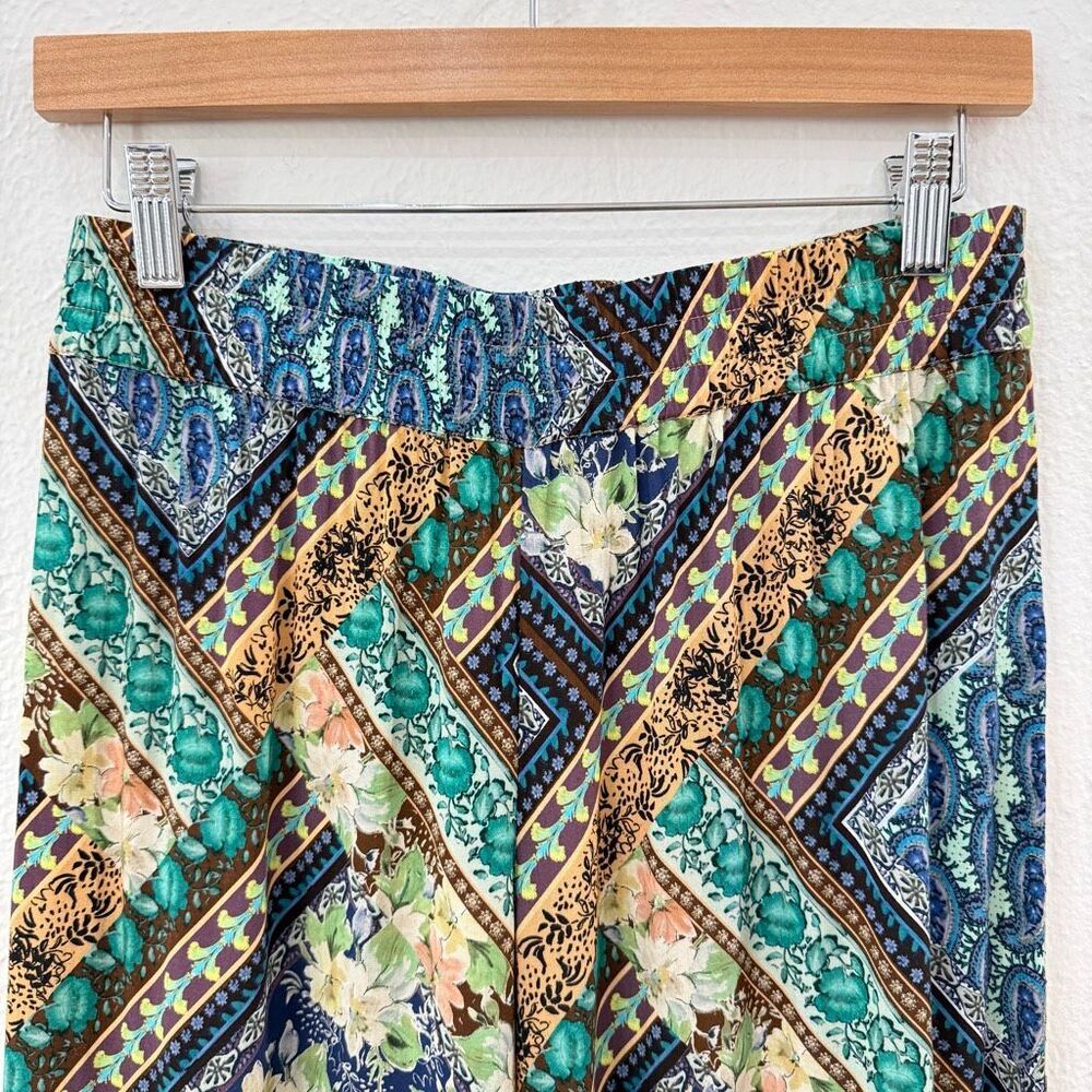 Johnny Was 'Rivera' Patchwork-Print Tiered Wide-L… - image 3